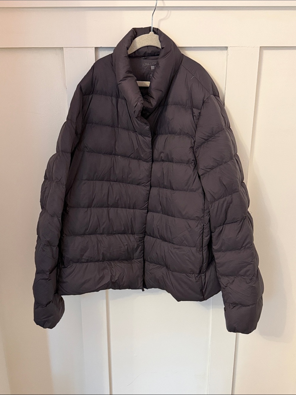 Uniqlo Women's Quilted Puffer Jacket - Charcoal C#2